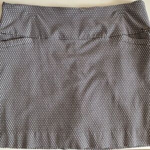 Chic Black and White Mini Skirt